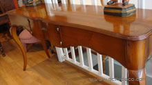 Restauration Table console en merisier